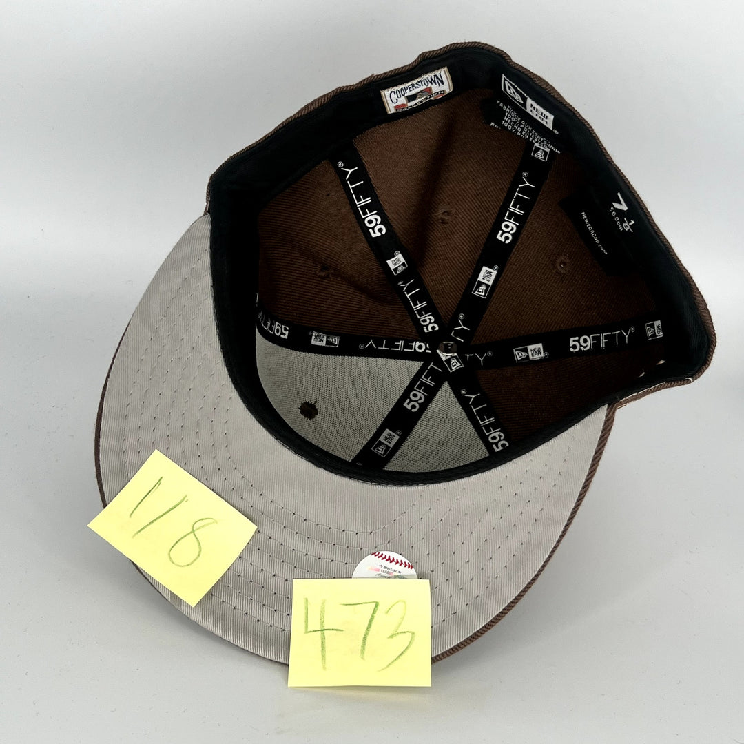 Brown San Diego Padres 25TH Anniversary SP New Era MLB 59Fifty Fitted Hat