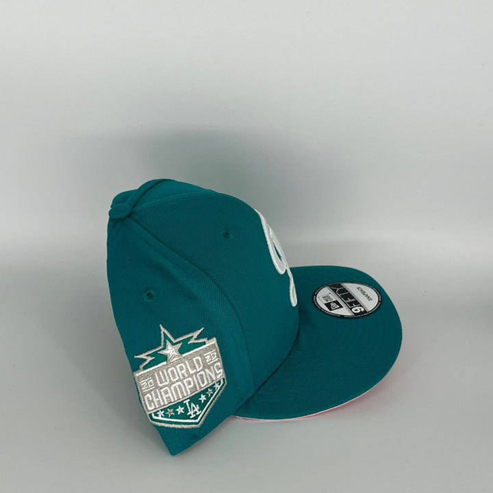 Blue Los Angeles Dodgers 2020 World Champions Side Patch New Era MLB 9Fifty Snapback Hat