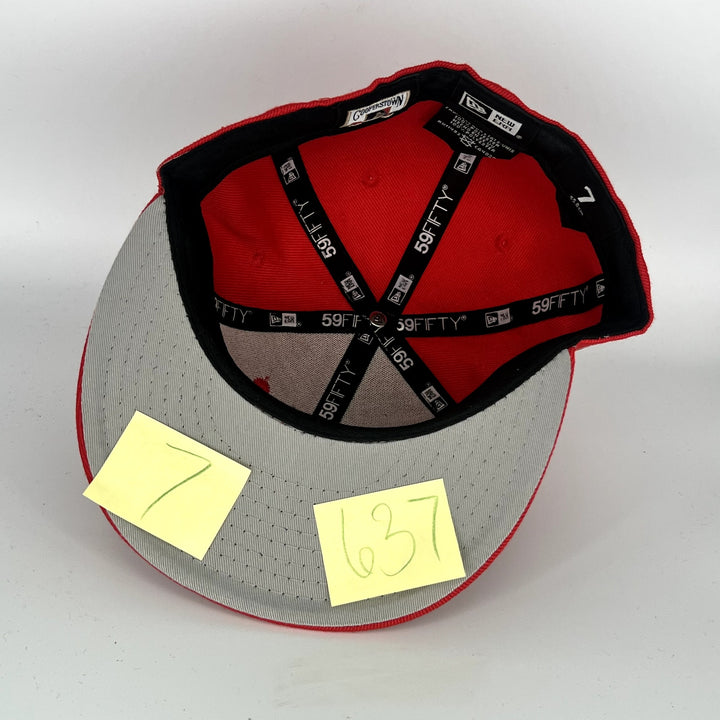 Red Los Angeles Angels 50TH Anniversary SP New Era MLB 59Fifty Fitted Hat