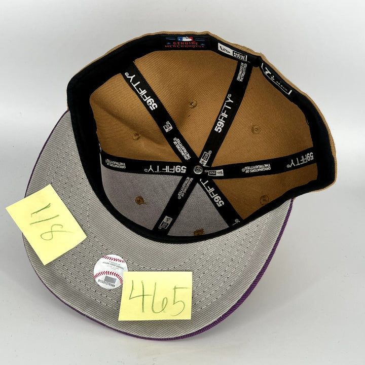 Brown Maroon Atlanta Braves New Era MLB 59Fifty Fitted Hat