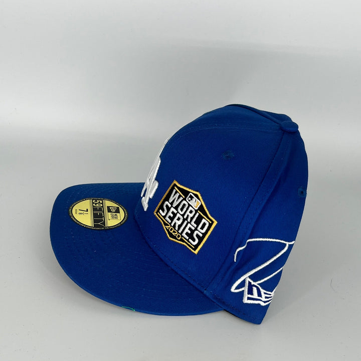 Blue Los Angeles Dodgers 2020 World Series Champions Side Patch New Era MLB 59Fifty Fitted Hat