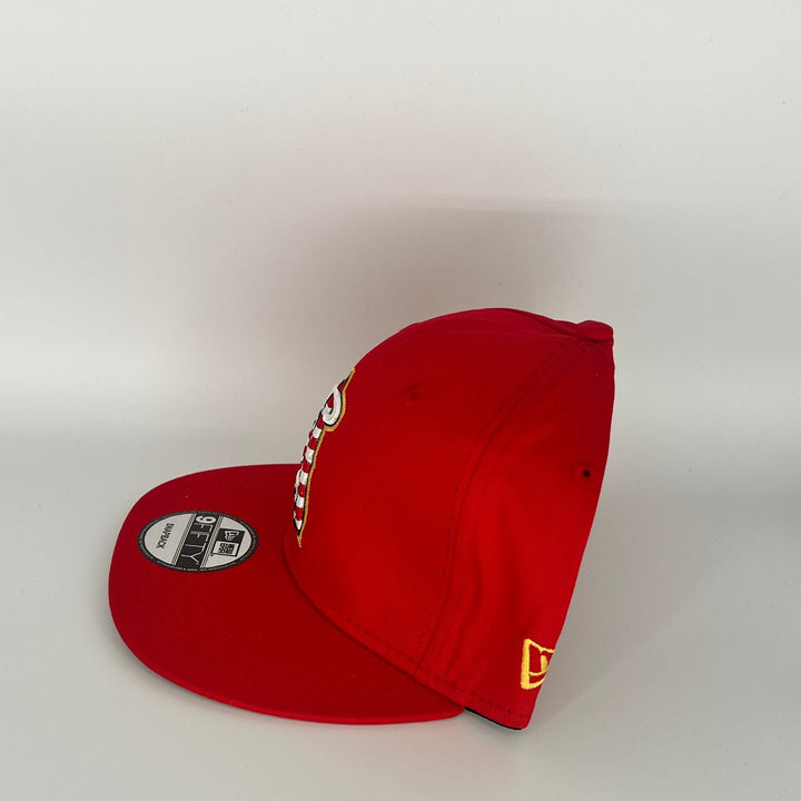 Red Los Angeles Angels  Los Angeles USA Side Patch New Era MLB 9Fifty Snapback Hat