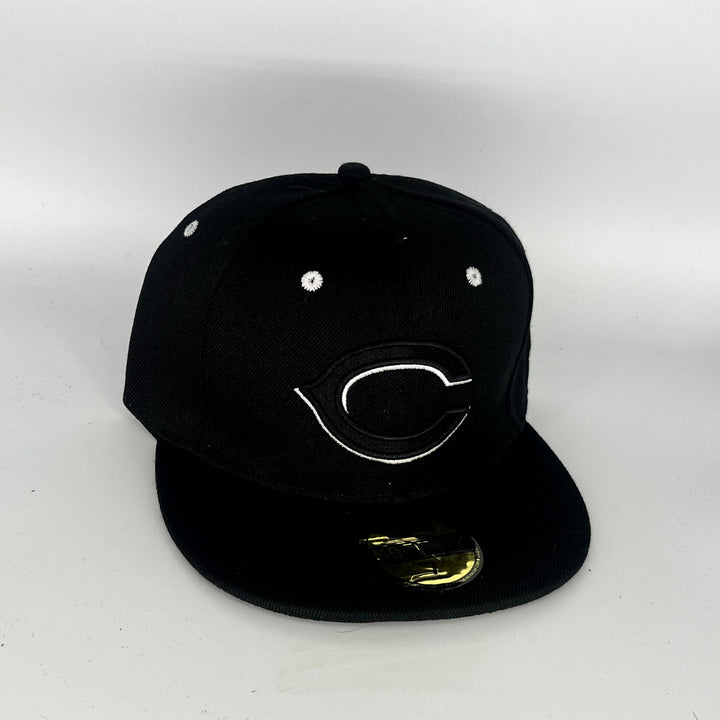 Black Cincinnati Reds New Era MLB 59Fifty Fitted Hat