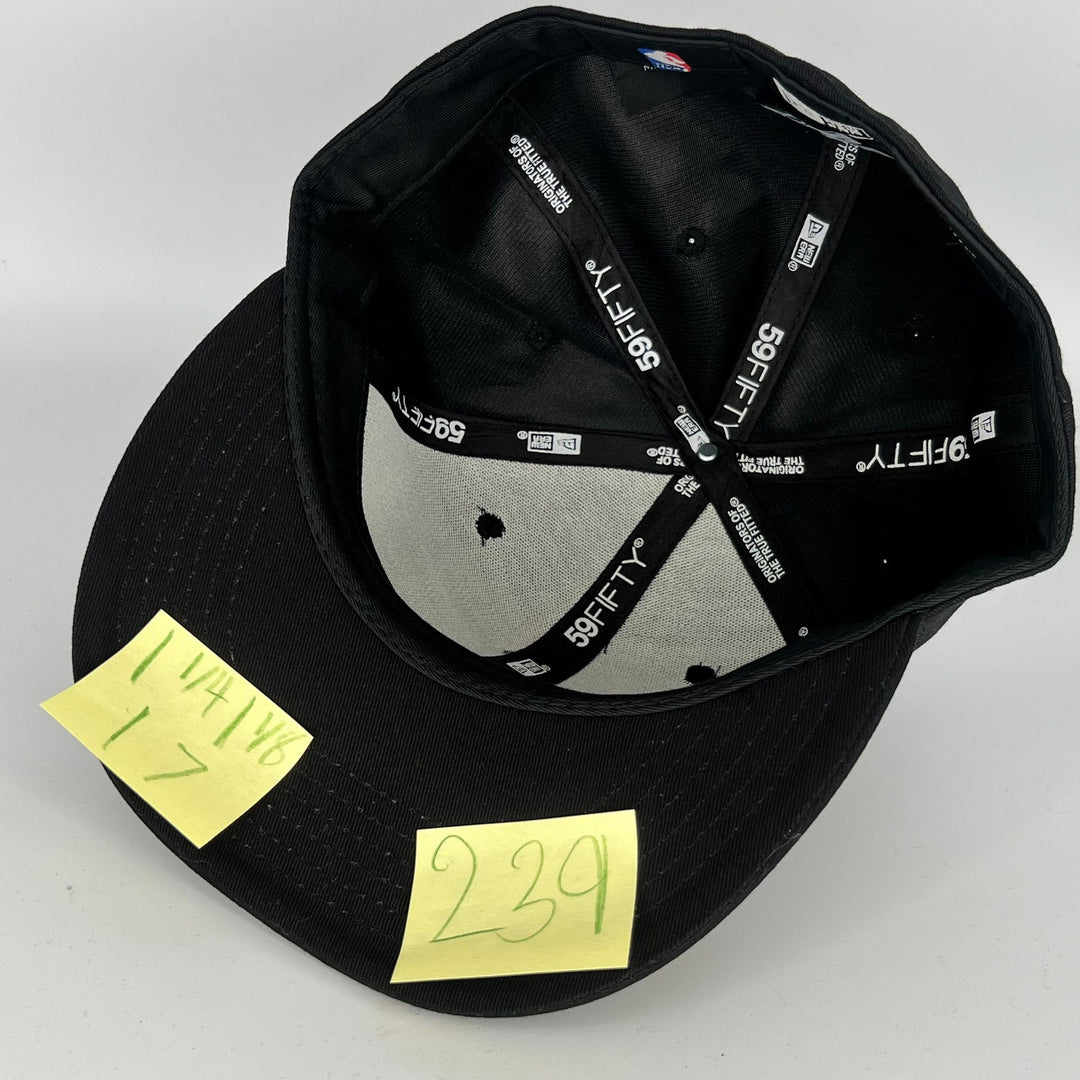 Black Chicago Bulls  New Era NBA 59Fifty Fitted Hat