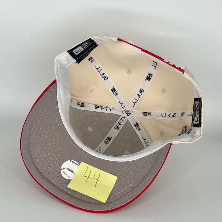 White/Red Toronto A.L. Side Patch New Era MLB 9Fifty Snapback Hat