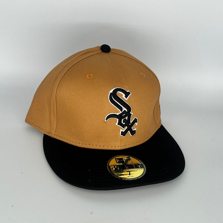 Brown black Chicago White Sox New Era MLB 59Fifty Fitted Hat