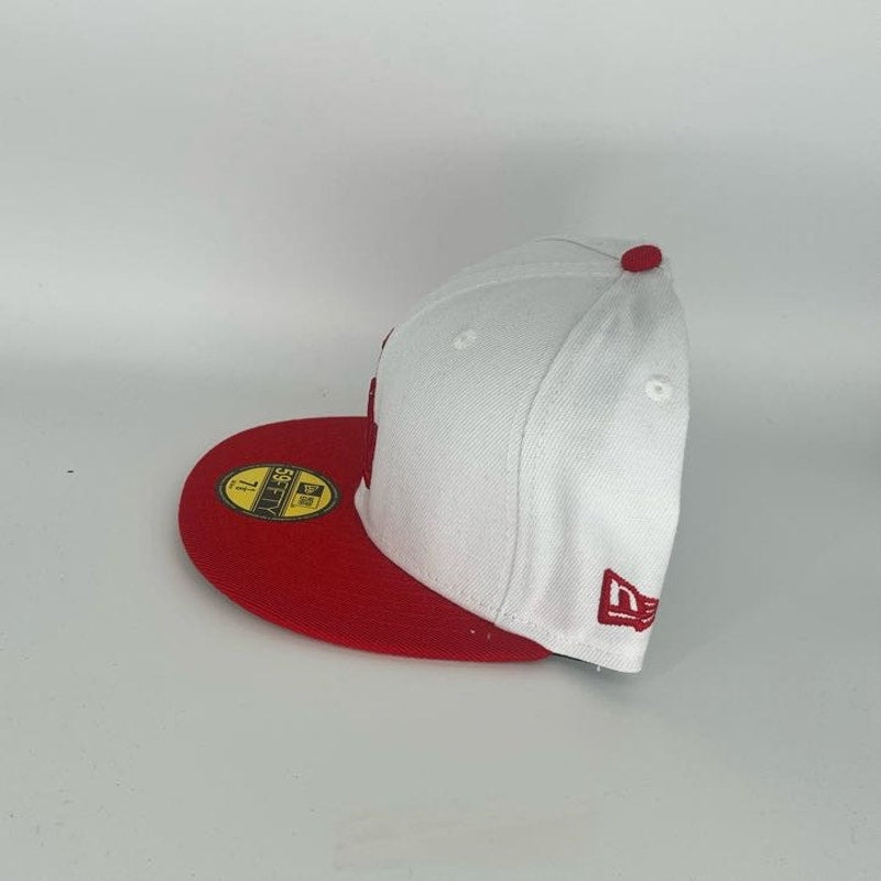 Red White Los Angeles Dodgers New Era MLB 59Fifty Fitted Hat