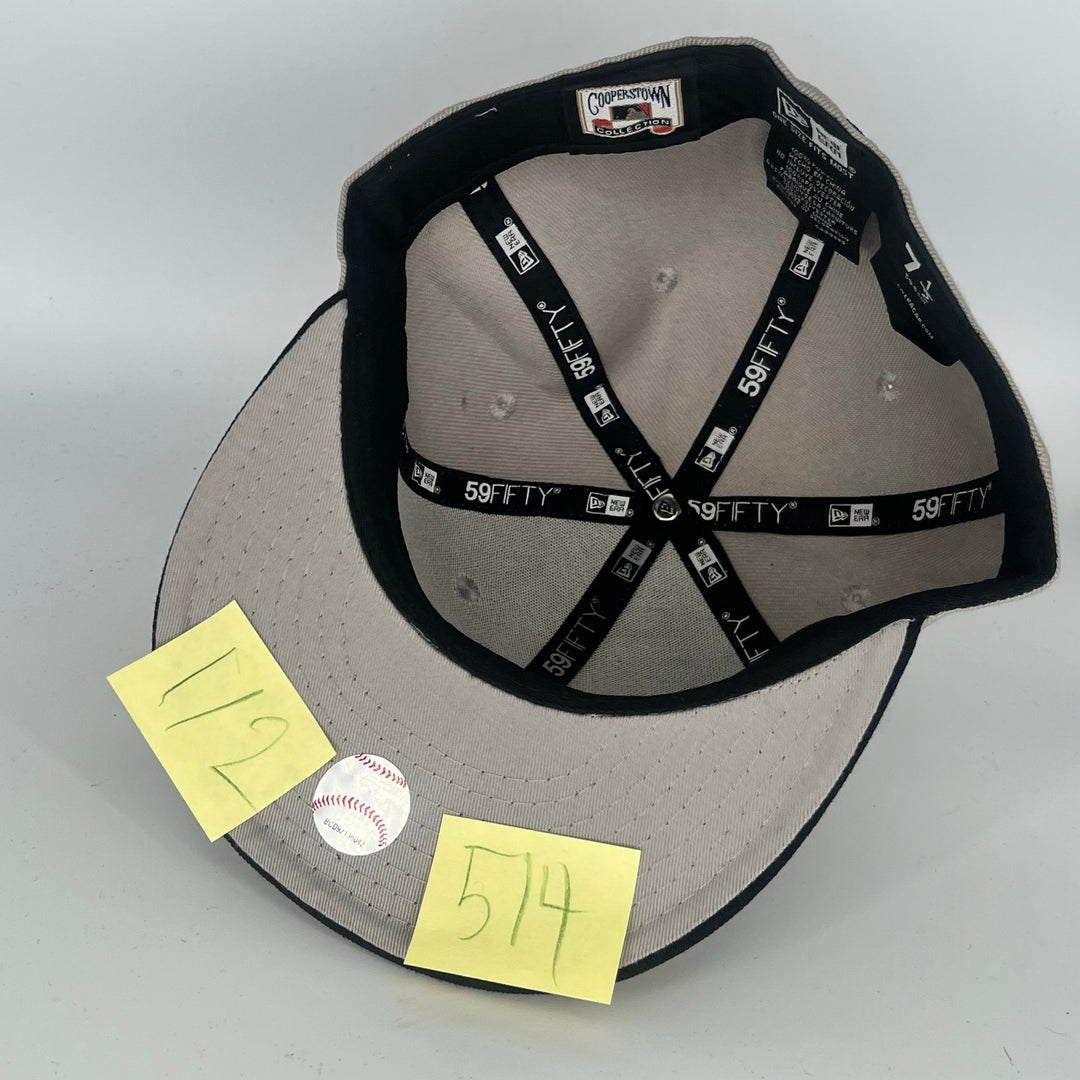 Gray Black Atlanta Braves New Era MLB 59Fifty Fitted Hat