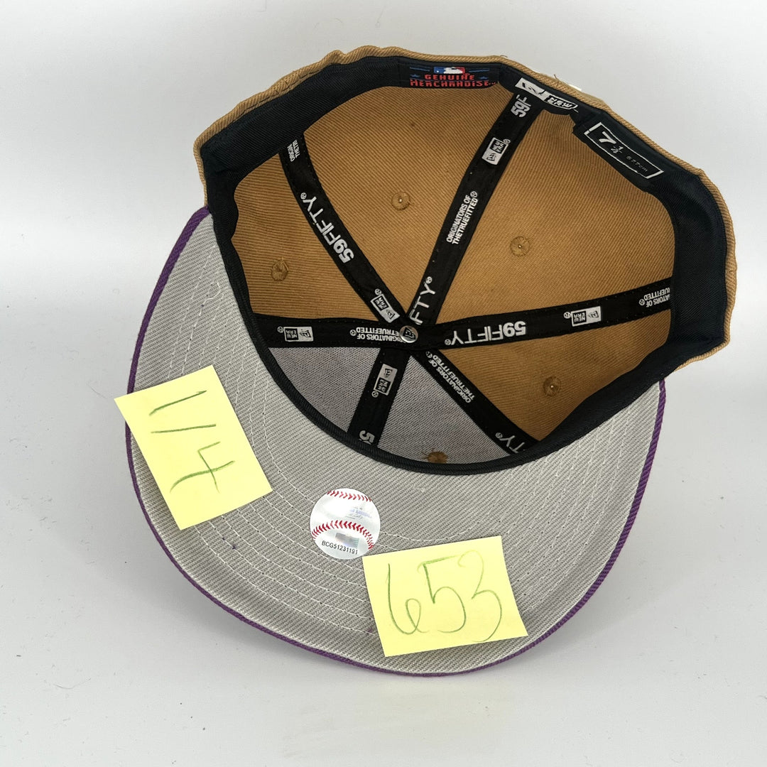 Brown Purple Houston Astros New Era MLB 59Fifty Fitted Hat