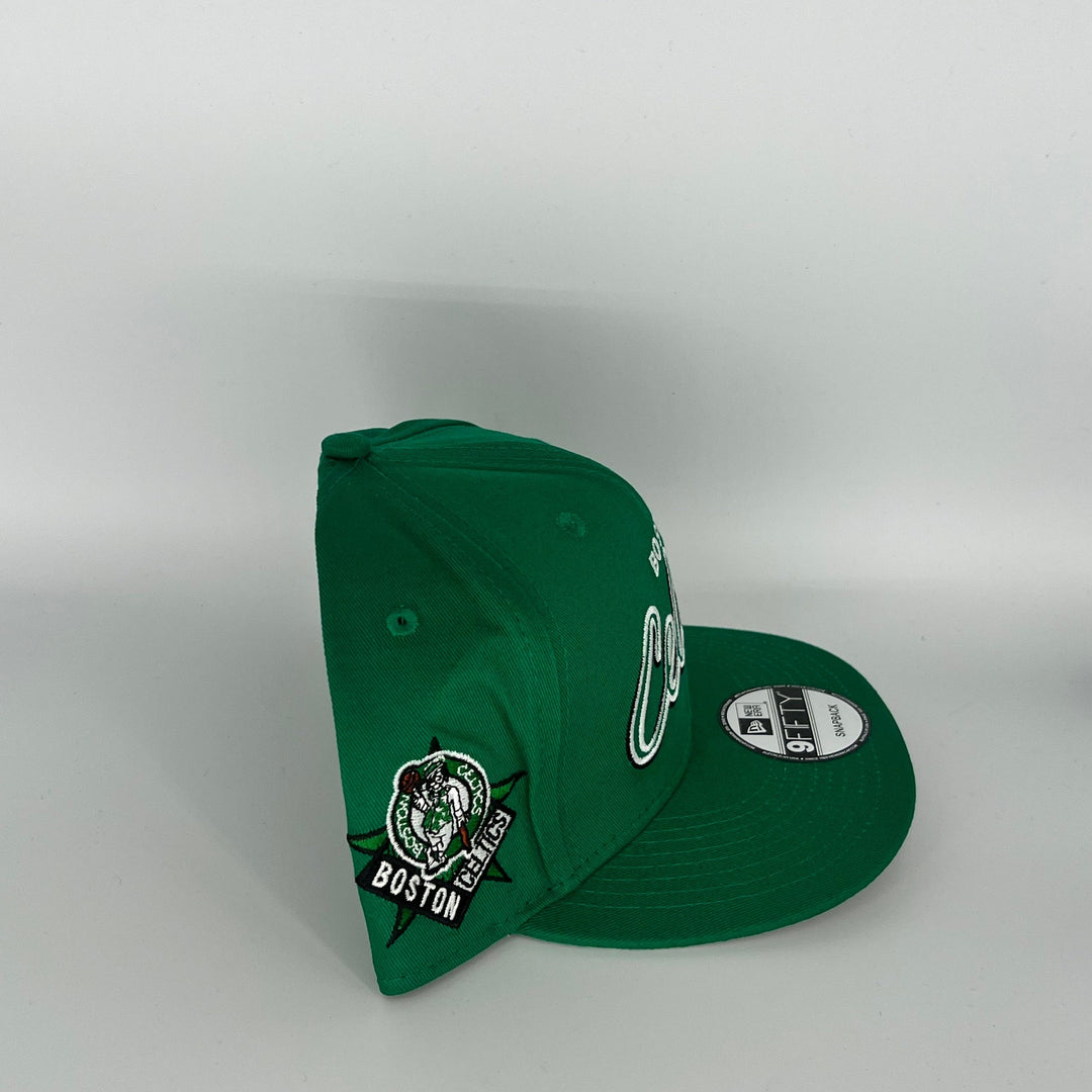 Green Boston Celtics Boston Celtics Side Patch New Era NBA 9Fifty Snapback Hat