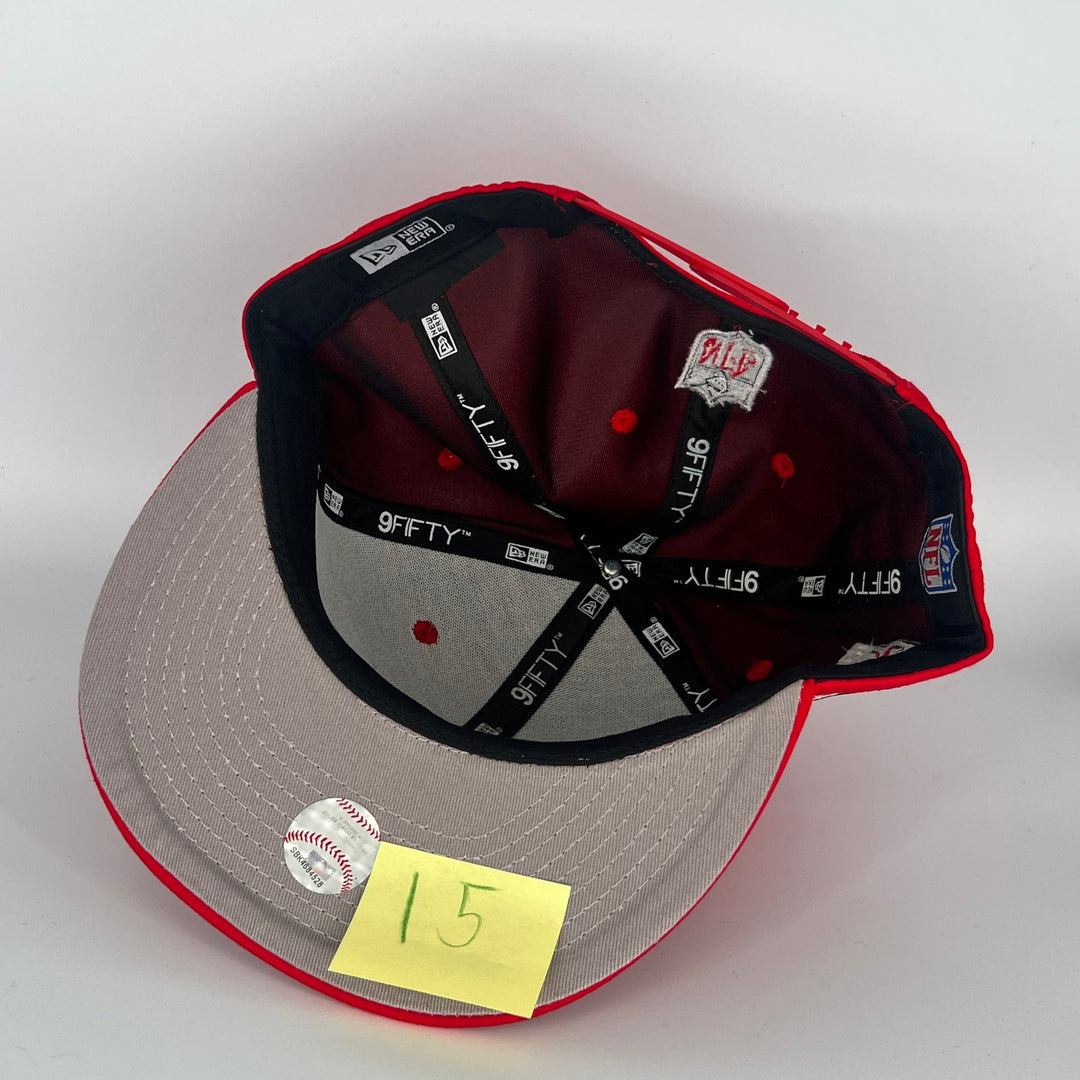 Red Arizona Cardinals Rise Up Red Sea Side Patch New Era MLB 9Fifty Snapback Hat