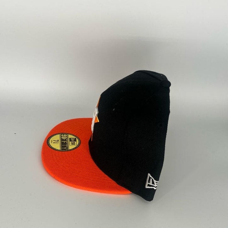 Black Orange Houston Astros New Era MLB 59Fifty Fitted Hat