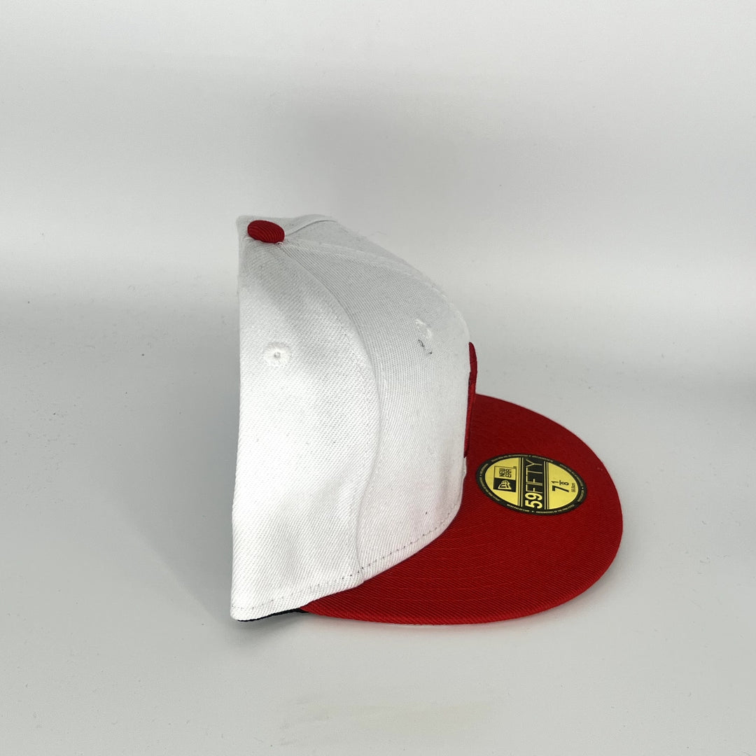 White Red New York Yankees New Era MLB 59Fifty Fitted Hat