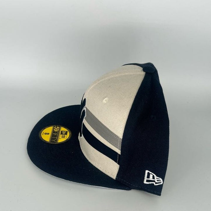 Black White New York Yankees New Era NBA 59Fifty Fitted Hat