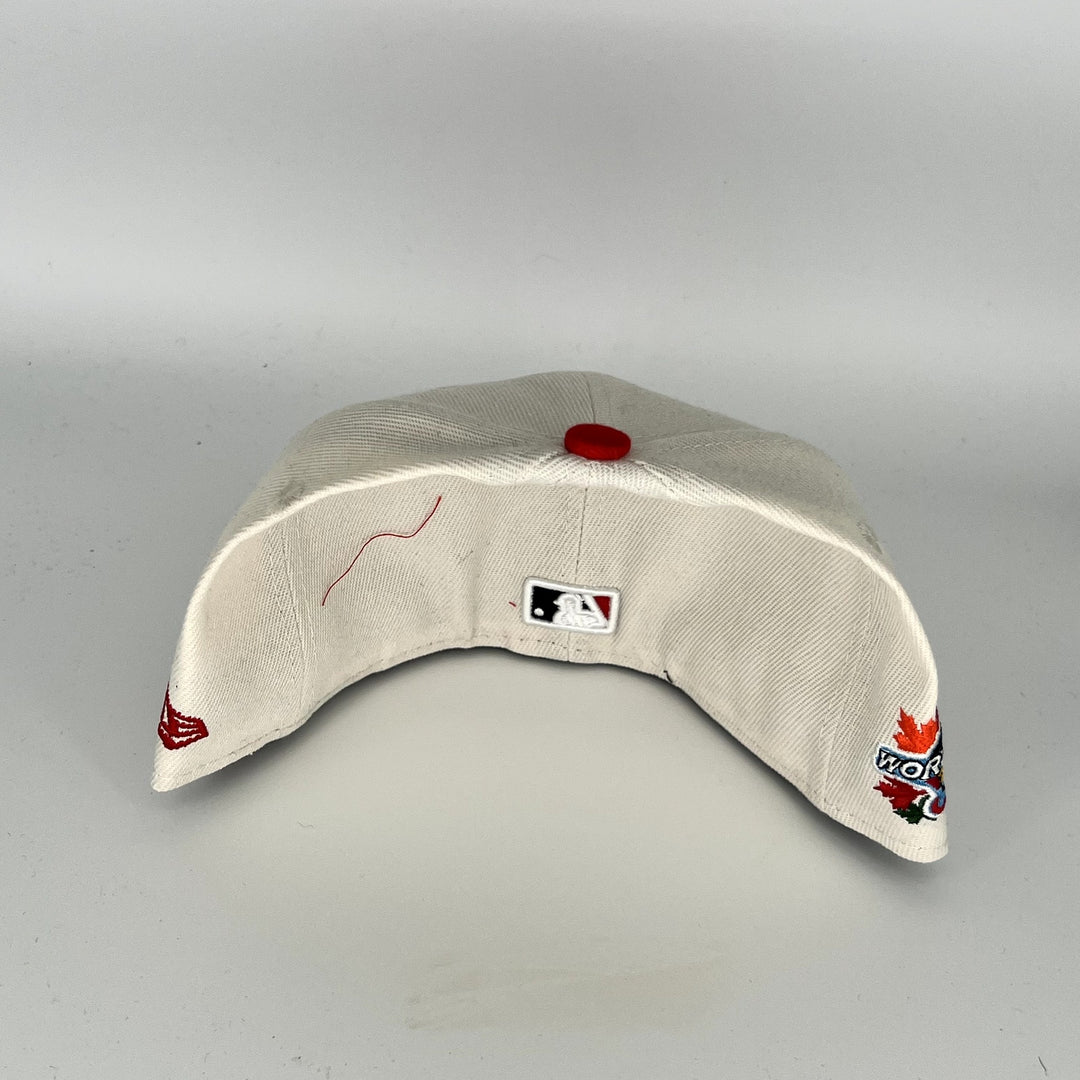 White Red Los Angeles Angels 2002 World Series New Era MLB 59Fifty Fitted Hat