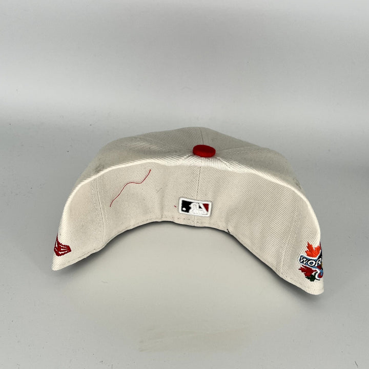 White Red Los Angeles Angels 2002 World Series New Era MLB 59Fifty Fitted Hat