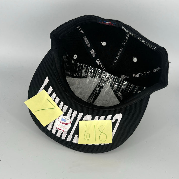 Black Cincinnati Reds New Era MLB 59Fifty Fitted Hat