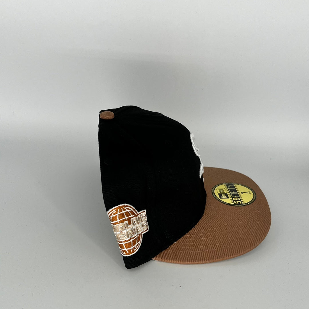 Black Brown Chicago White Sox World Series Side Patch New Era MLB 59Fifty Fitted Hat