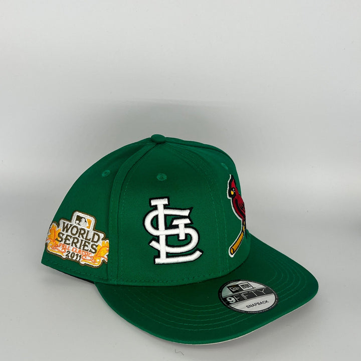 Green St. Louis Cardinals 2011 World Series 100th Anniversary New Era MLB 9Fifty Snapback Hat