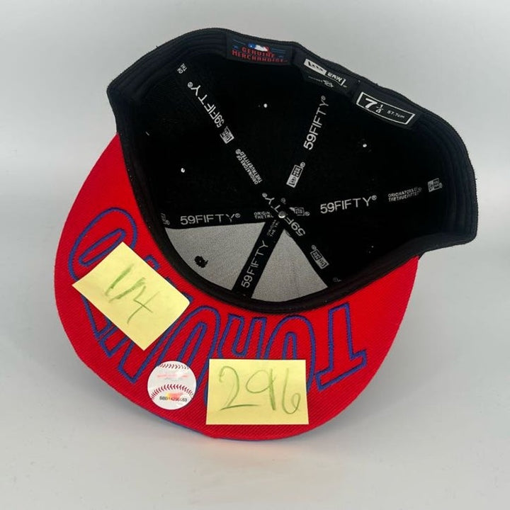 Blue Black Toronto Blue Jays New Era MLB 59Fifty Fitted Hat