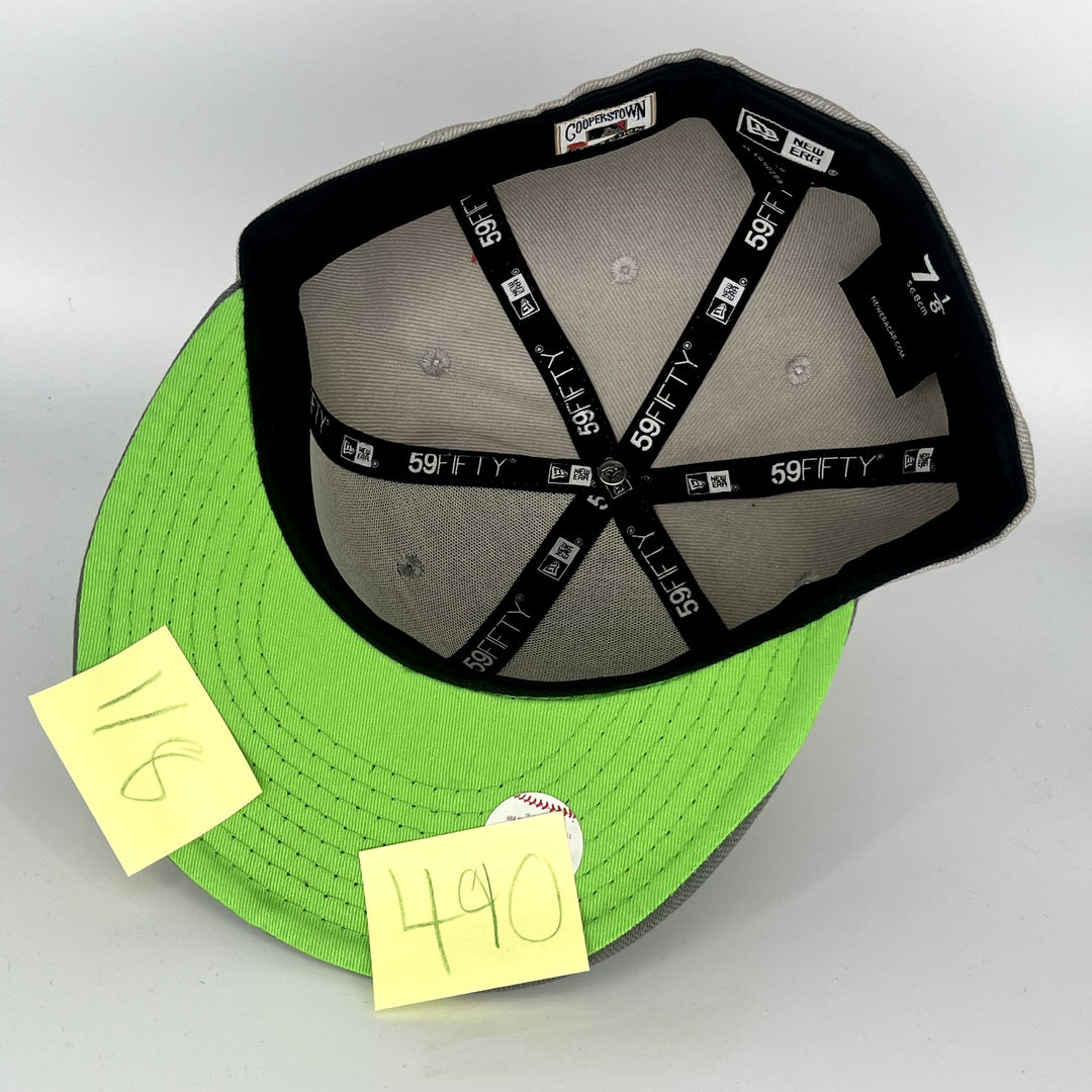 Gray Black Athletics 1989 World Series SP New Era MLB 59Fifty Fitted Hat