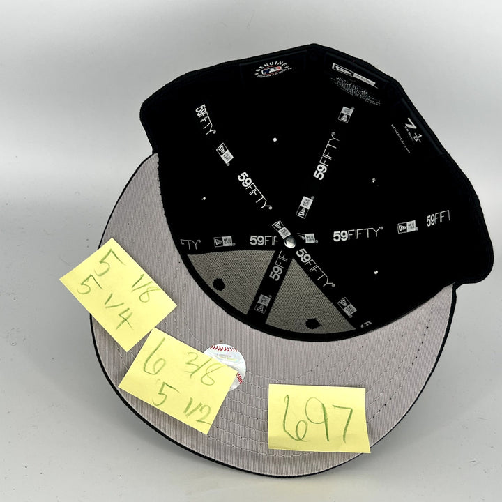 Black Los Angeles Dodgers New Era MLB 59Fifty Fitted Hat