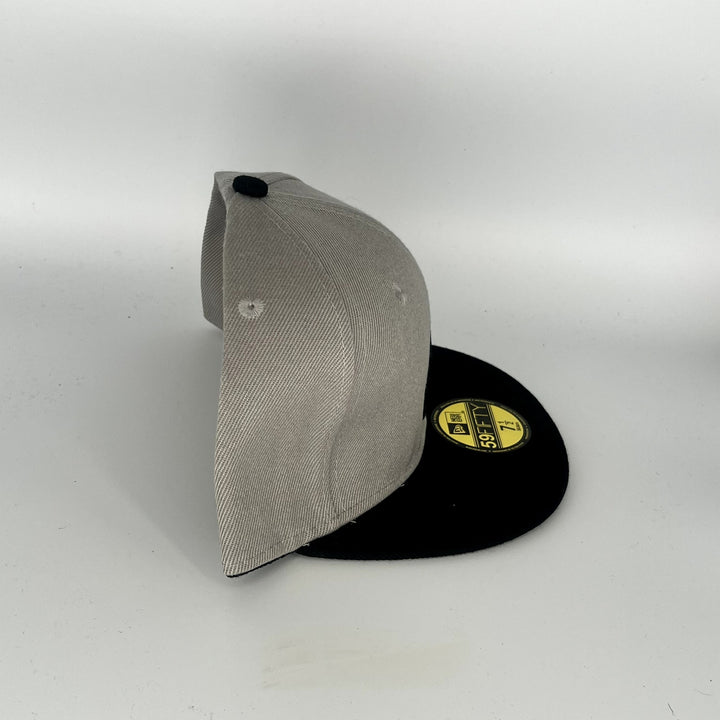 Gray Black Atlanta Braves New Era MLB 59Fifty Fitted Hat