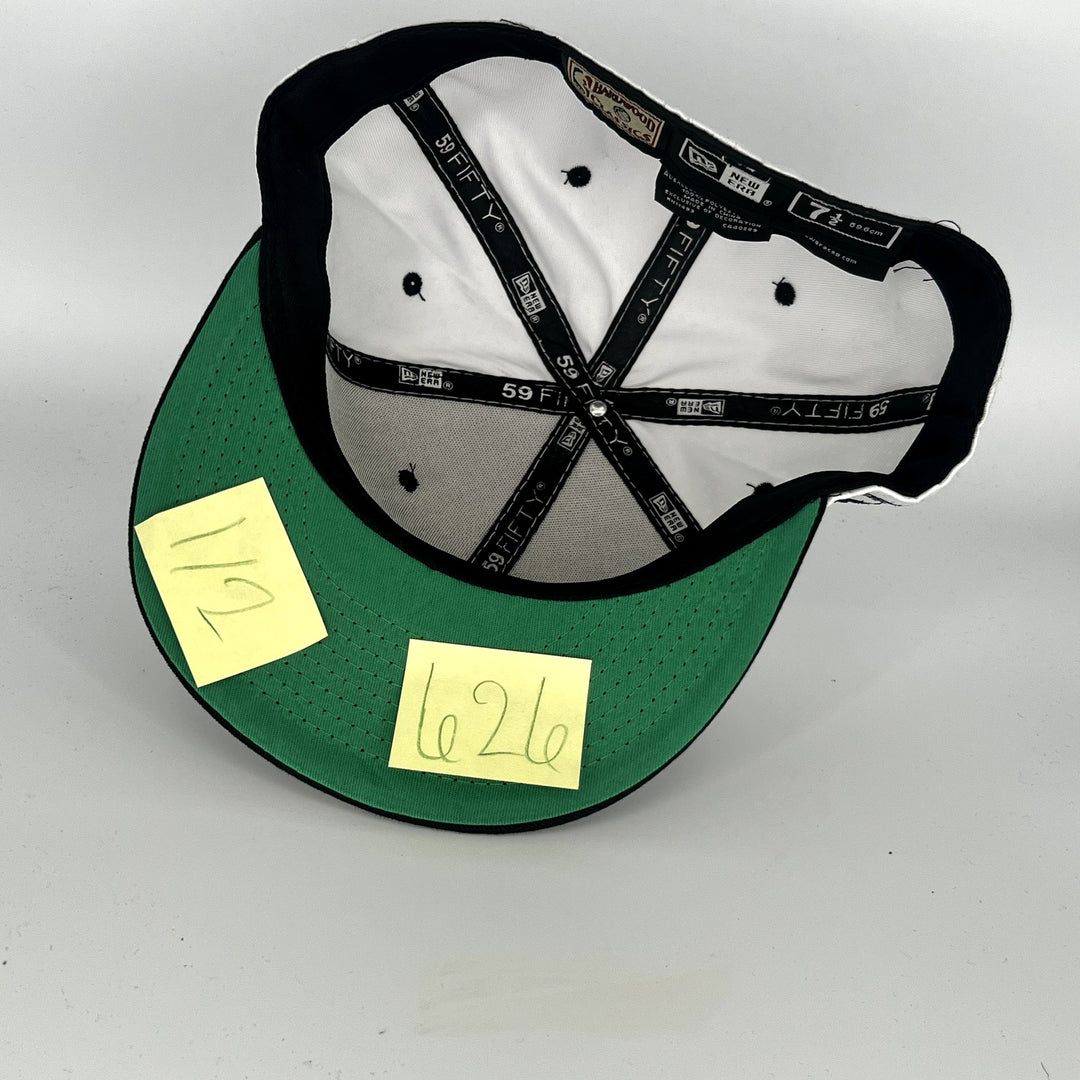 White Black Brooklyn Nets New Era NBA 59Fifty Fitted Hat