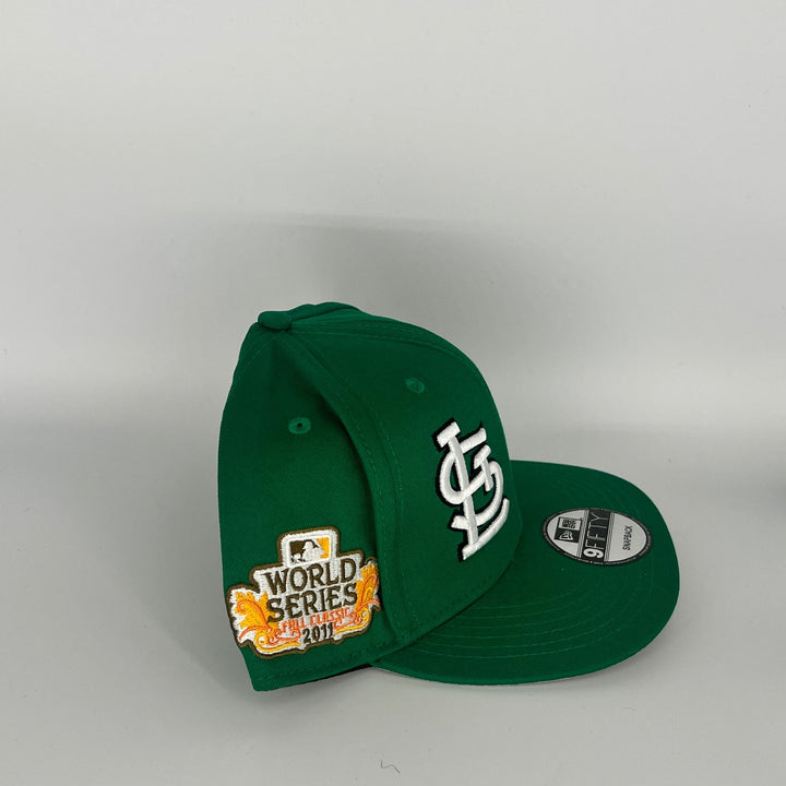 Green St. Louis Cardinals 2011 World Series 100th Anniversary New Era MLB 9Fifty Snapback Hat