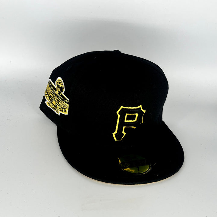 Black Pittsburgh Pirates New Era MLB 59Fifty Fitted Hat