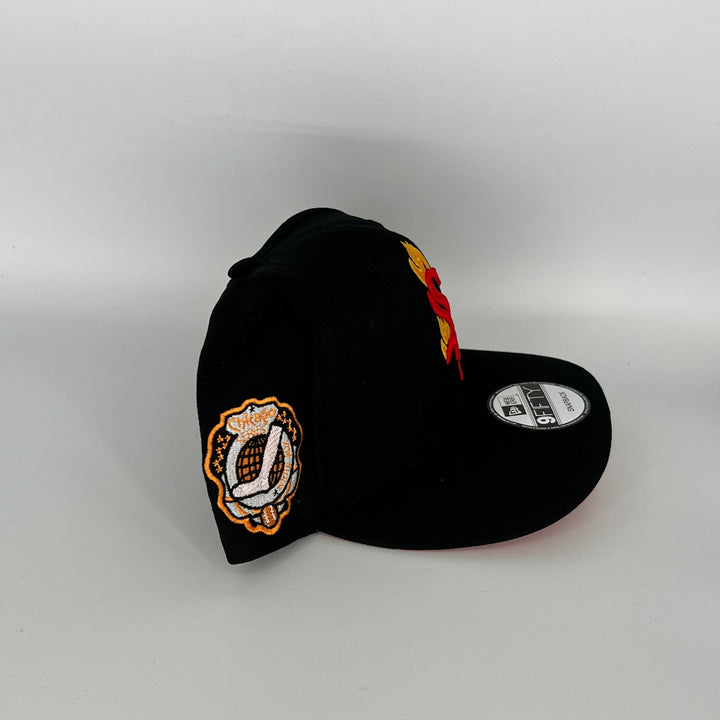 Black Chicago White Sox Chicago White Series Side Patch New Era MLB 9Fifty Snapback Hat