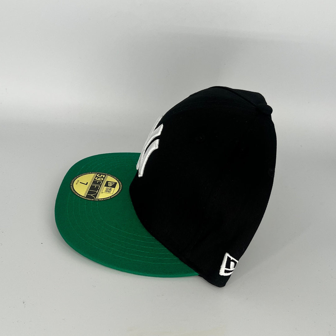 Black Green New York Yankees New Era MLB 59Fifty Fitted Hat