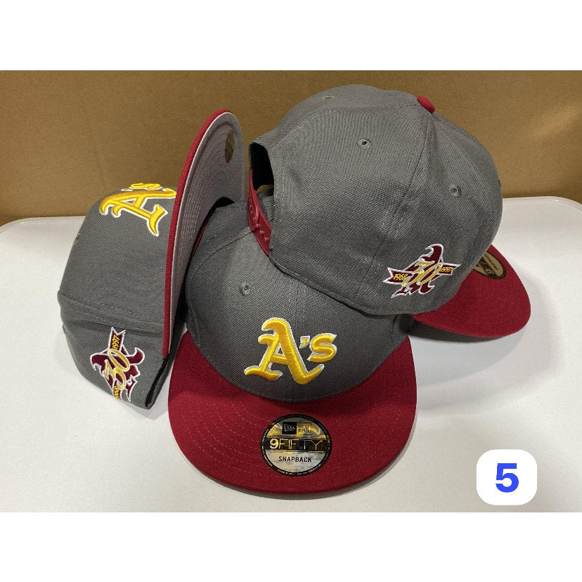 Gray Maroon Athletics 30th Anniversary SP New Era MLB 9Fifty Snapback Hat