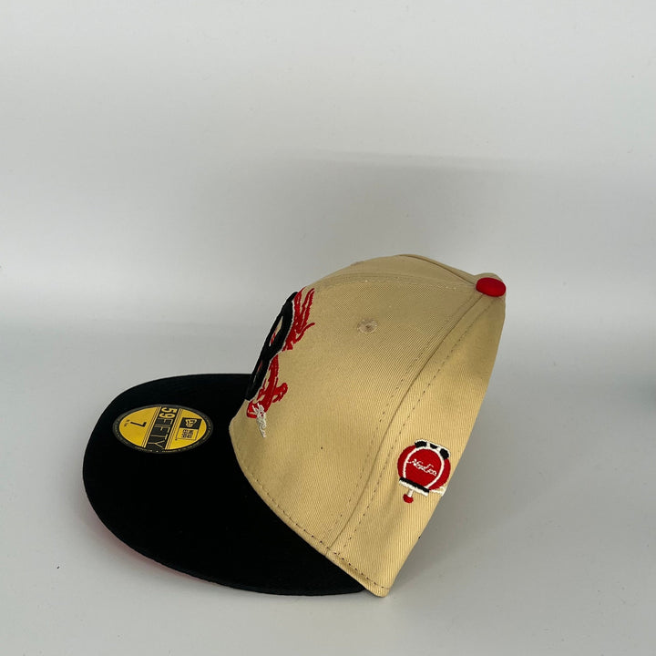 Brown Black Boston Red Sox New Era MLB 59Fifty Fitted Hat