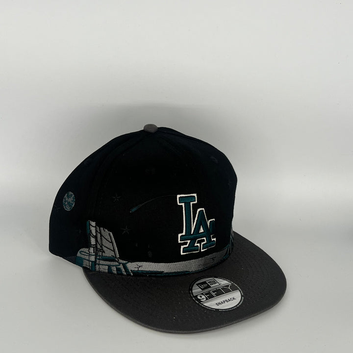 Black Los Angeles Dodgers New Era MLB 9Fifty Snapback Hat
