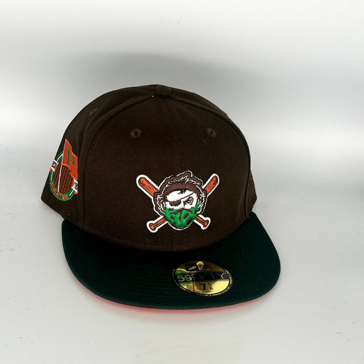 Brown Green Pittsburgh Pirates New Era MLB 59Fifty Fitted Hat