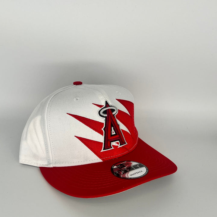White Red Los Angeles Angels New Era MLB 9Fifty Snapback Hat