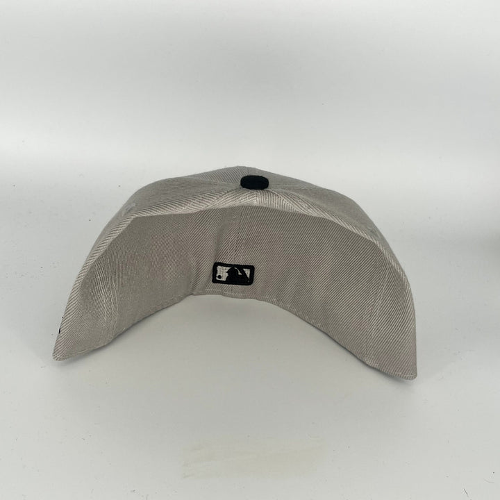 Gray Black Atlanta Braves New Era MLB 59Fifty Fitted Hat