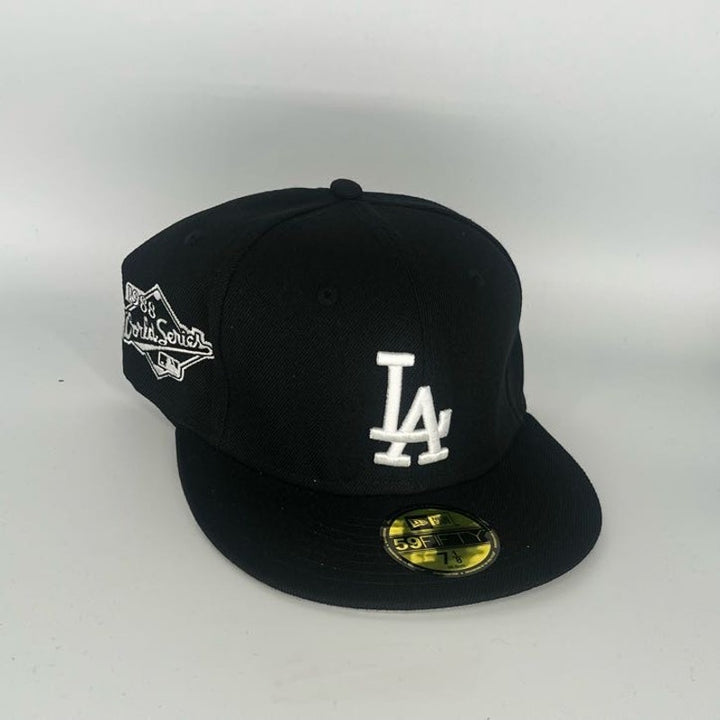 Black Los Angeles Dodgers New Era MLB 59Fifty Fitted Hat