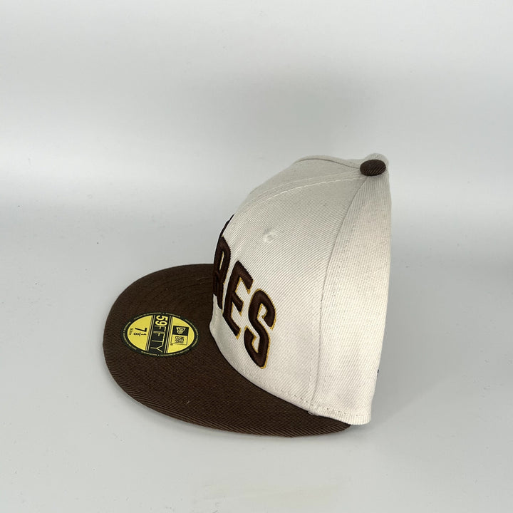 Cream Brown San Diego Padres New Era MLB 59Fifty Fitted Hat