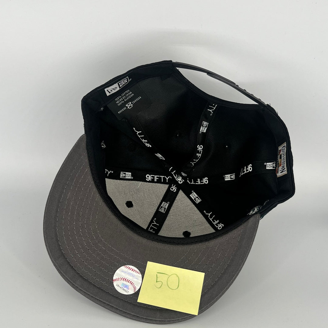 Black Los Angeles Dodgers New Era MLB 9Fifty Snapback Hat