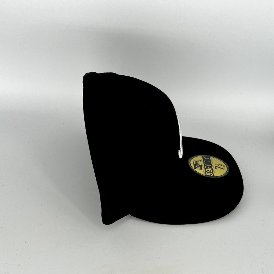 Black Atlanta Braves New Era MLB 59Fifty Fitted Hat