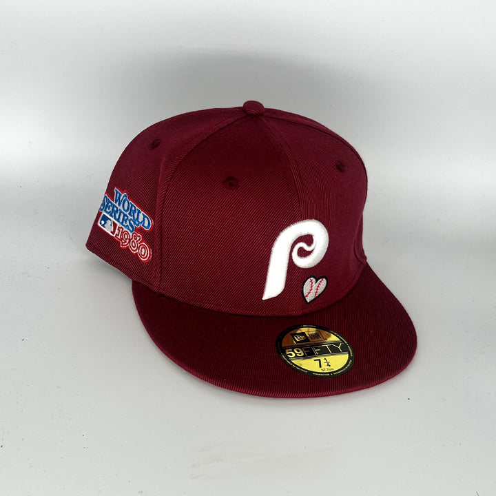 Red Philadelphia Phillies New Era MLB 59Fifty Fitted Hat