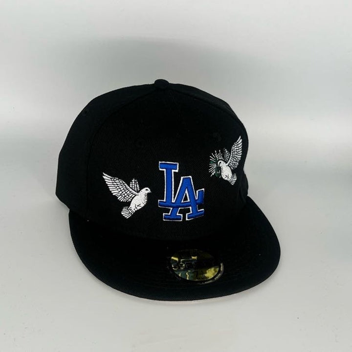 Black Los Angeles Dodgers New Era MLB 59Fifty Fitted Hat