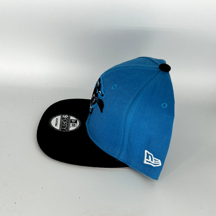 Blue Black Carolina Panthers New Era 9Forty NFL Snapback Hat