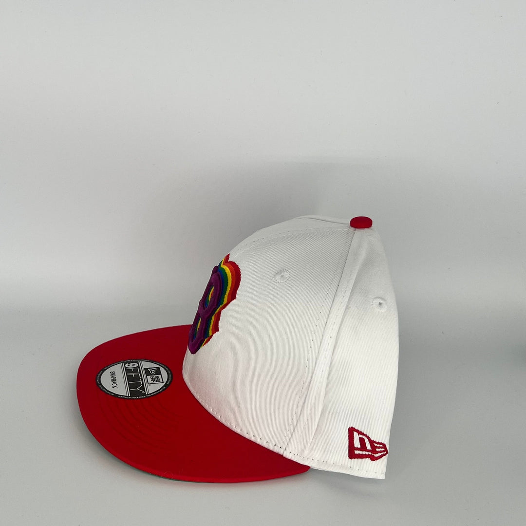 White/Red Boston Red Sox 1912 WAY PARK 100 YEARS  Side Patch New Era MLB 9Fifty Snapback Hat