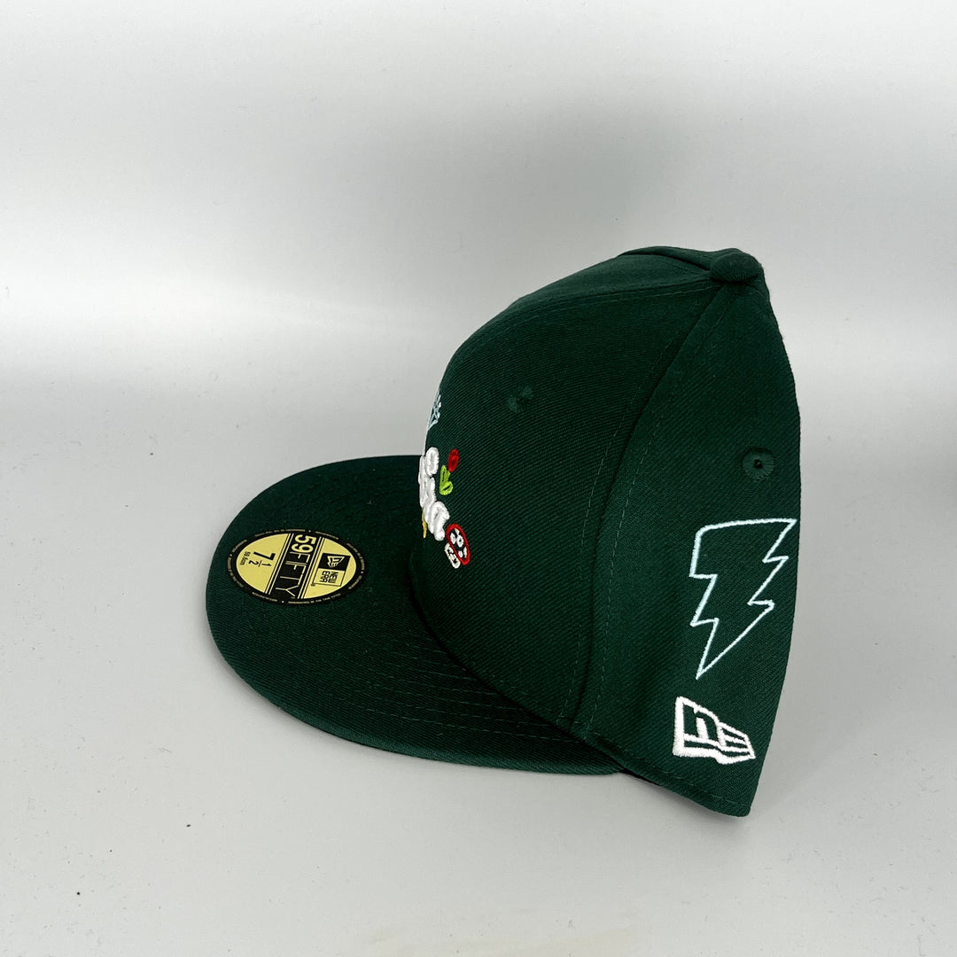 Green New Era 59Fifty Fitted Hat