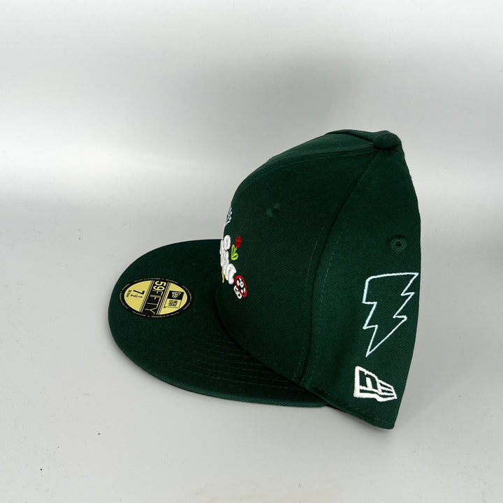 Green New Era 59Fifty Fitted Hat