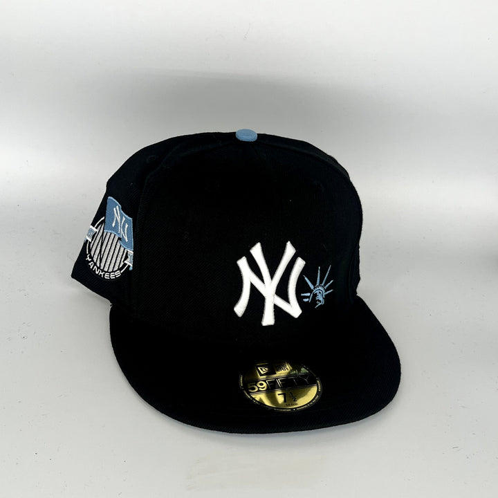 Black New York Yankees New Era MLB 59Fifty Fitted Hat