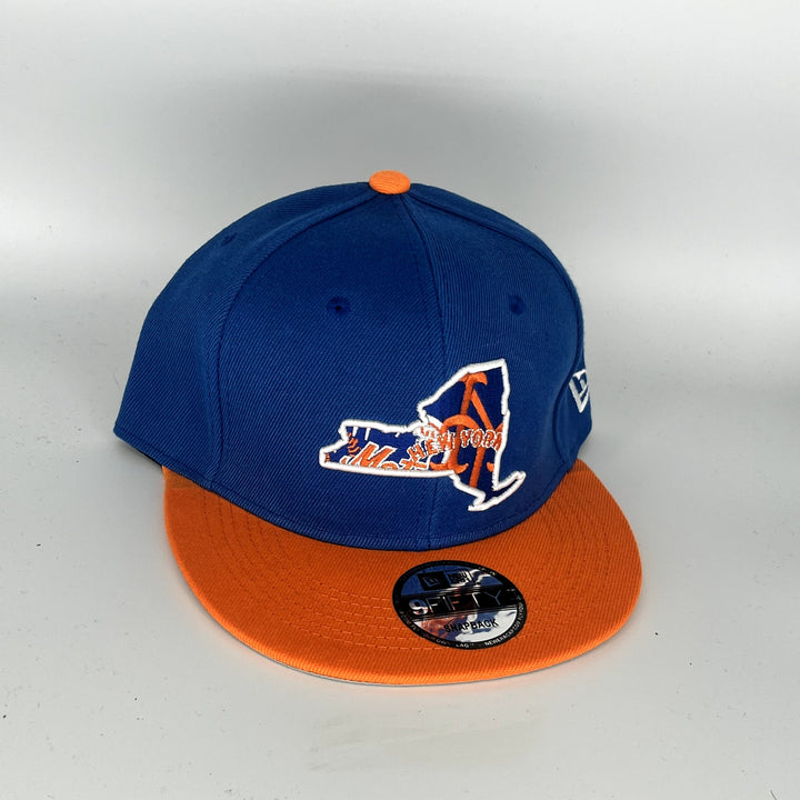 Blue Orange New York Mets New Era MLB 9Fifty Snapback Hat